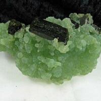 Epidote On Prehnite