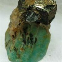 Zinnwaldite On Amazonite