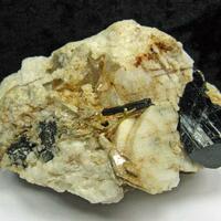 Schorl With Muscovite & Albite