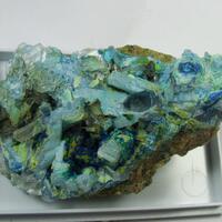 Cyanotrichite & Chalcoalumite