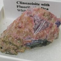 Clinozoisite & Fluorite