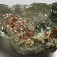 Rutile Var Sagenite On Quartz