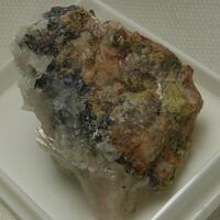 Safflorite In Fluorite & Baryte