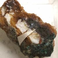 Native Silver & Brochantite & Serpierite