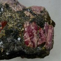 Rhodonite & Pyrite