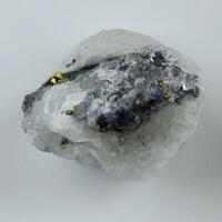 Proustite In Fluorite