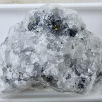 Proustite In Fluorite
