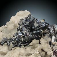 Pyrargyrite & Calcite