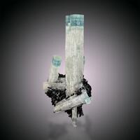 Aquamarine & Schorl