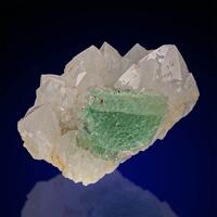 Fluorite On Quartz