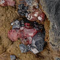 Rhodochrosite & Galena