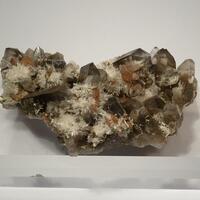 Bertrandite Smoky Quartz & Rhodochrosite