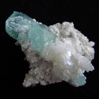 Apophyllite On Heulandite