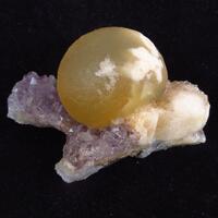 Fluorite On Amethyst