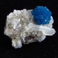 Cavansite On Heulandite With Stilbite