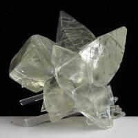 Scolecite With Calcite