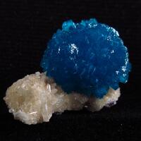 Cavansite On Heulandite