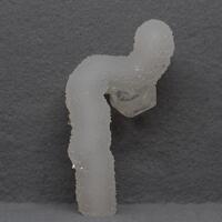 Apophyllite On Quartz Stalactite