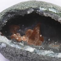 Calcite On Chalcedony