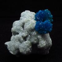 Cavansite On Heulandite