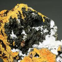 Chalcophanite & Calcite