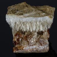 Natrolite & Calcite On Natrolite Psm Fossil Wood