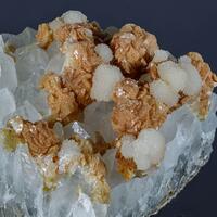 Calcite Siderite On Quartz