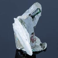 Herderite & Tourmaline On Cleavelandite