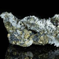 Bournonite Chalcopyrite & Quartz