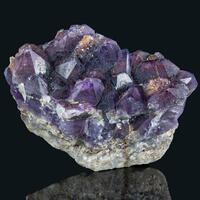 Amethyst With Hematite Inclusions