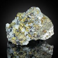Bournonite Chalcopyrite & Quartz