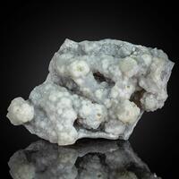 Fluorite on Chalcedony