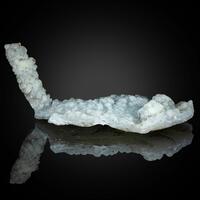 Fluorite on Chalcedony