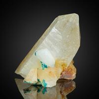 Veszelyite On Quartz