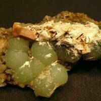 Prehnite Laumontite Babingtonite & Byssolite