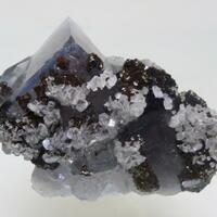 Fluorite Siderite & Calcite