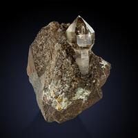 Smoky Quartz Var Sceptre With Inclusions