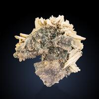 Quartz Psm Anhydrite & Amethyst