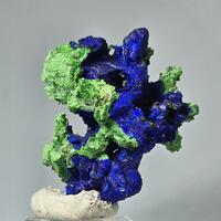 Azurite & Olivenite & Conichalcite
