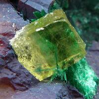 Baryte & Malachite