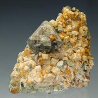 Fluorite Spessartine Feldspar & Muscovite