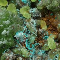 Smithsonite Aurichalcite Hemimorphite Calcite