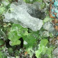 Smithsonite Fluorite Aurichalcite Rosasite Hemimorphite & Calcite