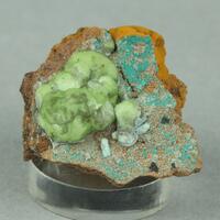 Smithsonite Rosasite & Hemimorphite