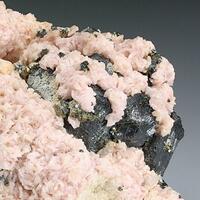 Rhodochrosite Sphalerite & Pyrite