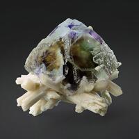 Laumontite On Fluorite