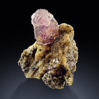 Fluorite On Gilbertite