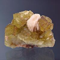 Baryte On Fluorite