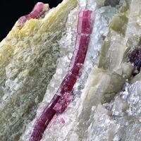 Rubellite In Spodumene