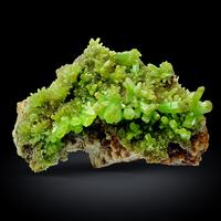 Pyromorphite On Baryte